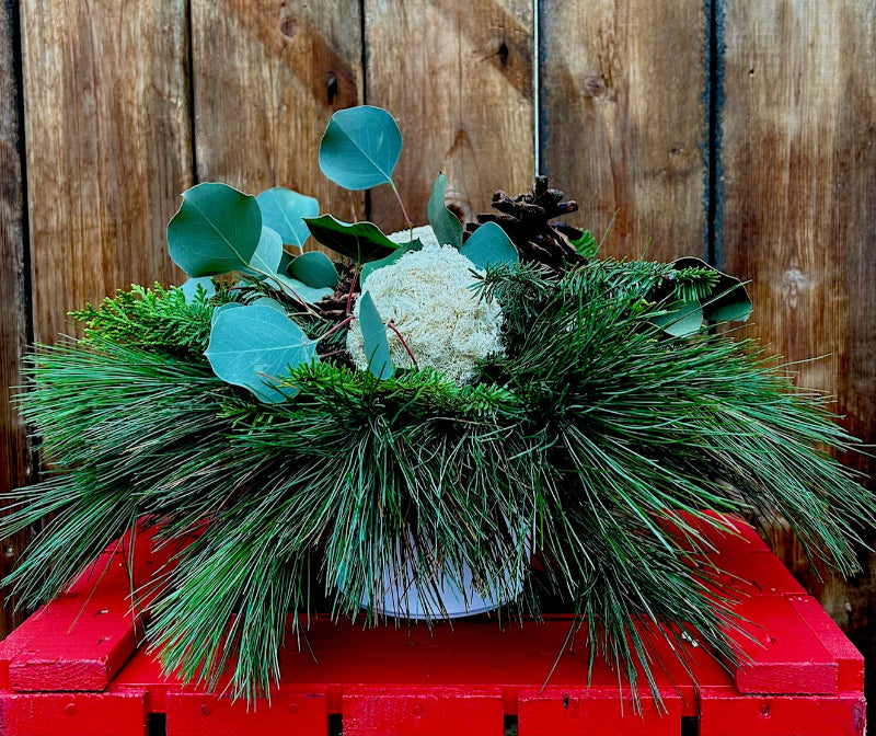 TOUCH OF EUCALYPTUS CENTREPIEC