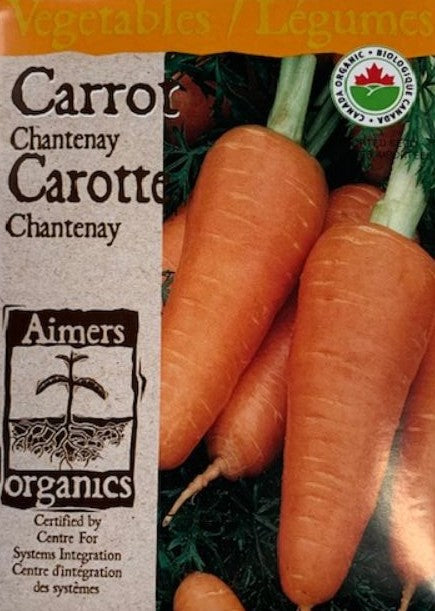 Organic Seed- Carrot Chantenay