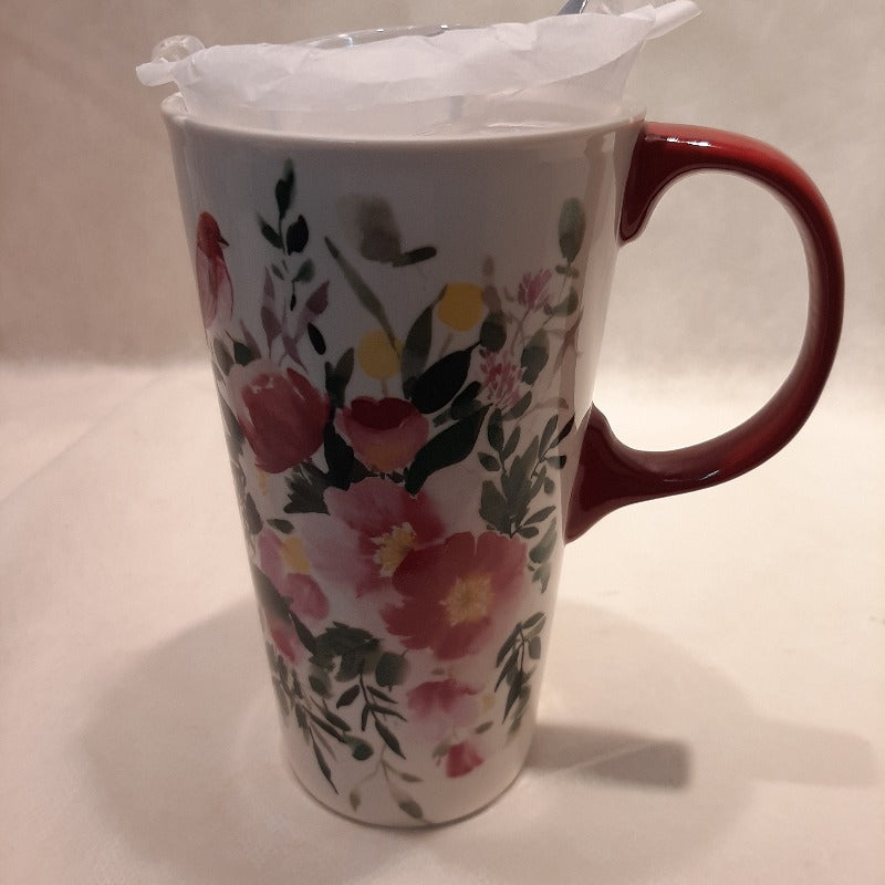 Tasse de voyage en céramique Happy Life