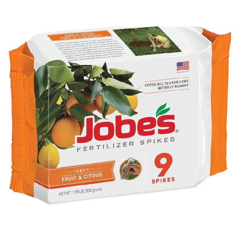 Jobes Fertilizer Spikes Fruit and Citrus 8-11-11