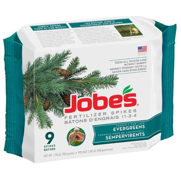 Jobes Fertilizer Spikes Evergreen 11-3-4