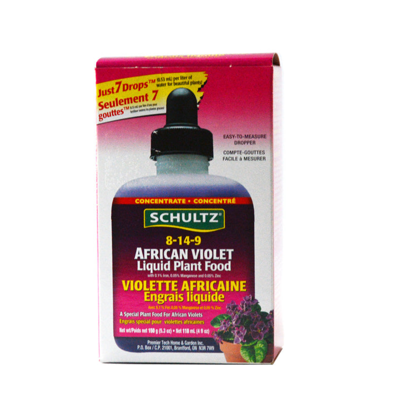 African Violet Liquid Plant Food 8-14-9