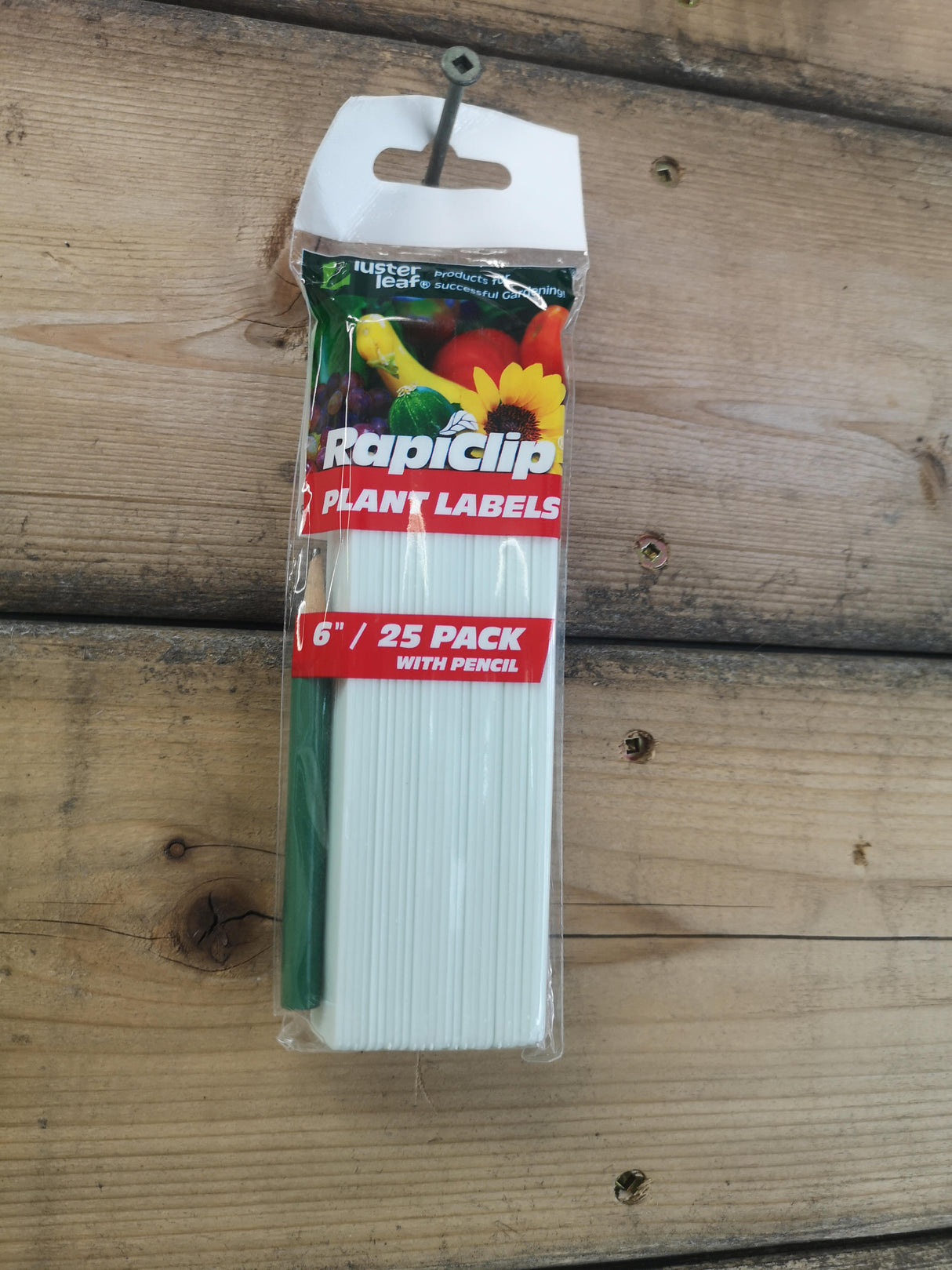 Plant Labels with Pencil - 6" x 25