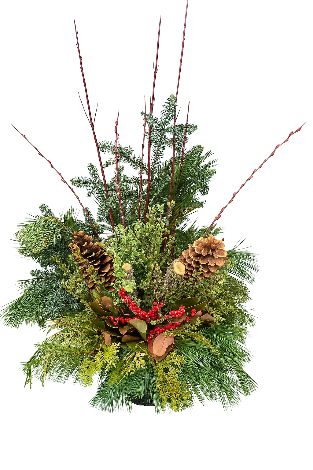 CONES AND BERRIES HOLIDAY PLANTER SEMINAR  NOVEMBER 15 at 11AM