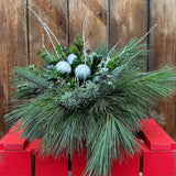 CENTRE DE TABLE EN VAPORISATEUR D'ARGENT