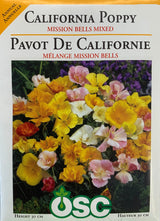 Seed- California Poppy Mission Bells Mixed
