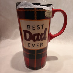 Best Dad Ceramic Travel Cup