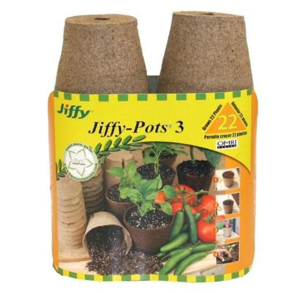 Jiffy Pots 3" - 22 pots