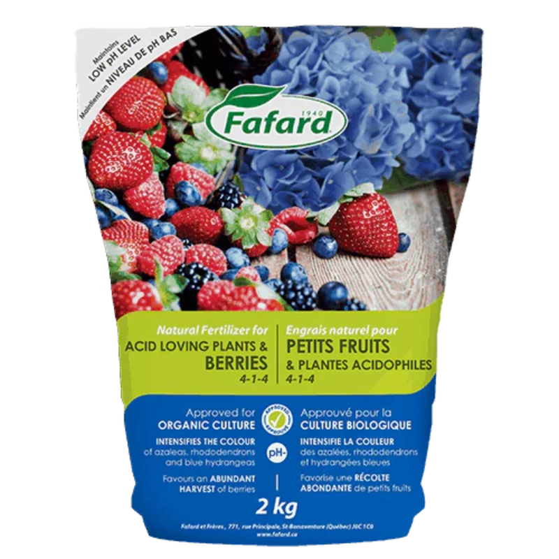 FAFARD ACID PLANTS AND BERRIES FERTILIZER 2KG