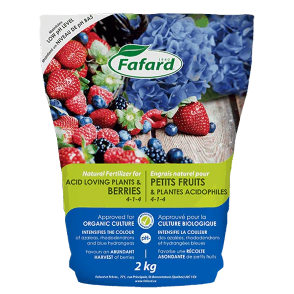 FAFARD ACID PLANTS AND BERRIES FERTILIZER 2KG