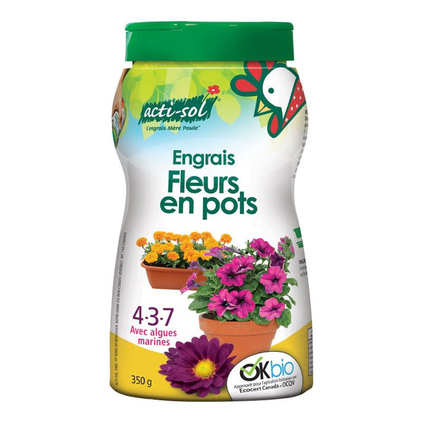 ACTI-SOL POTTED FLOWER FERTILIZER 4-3-7 – Knippel Garden Centre