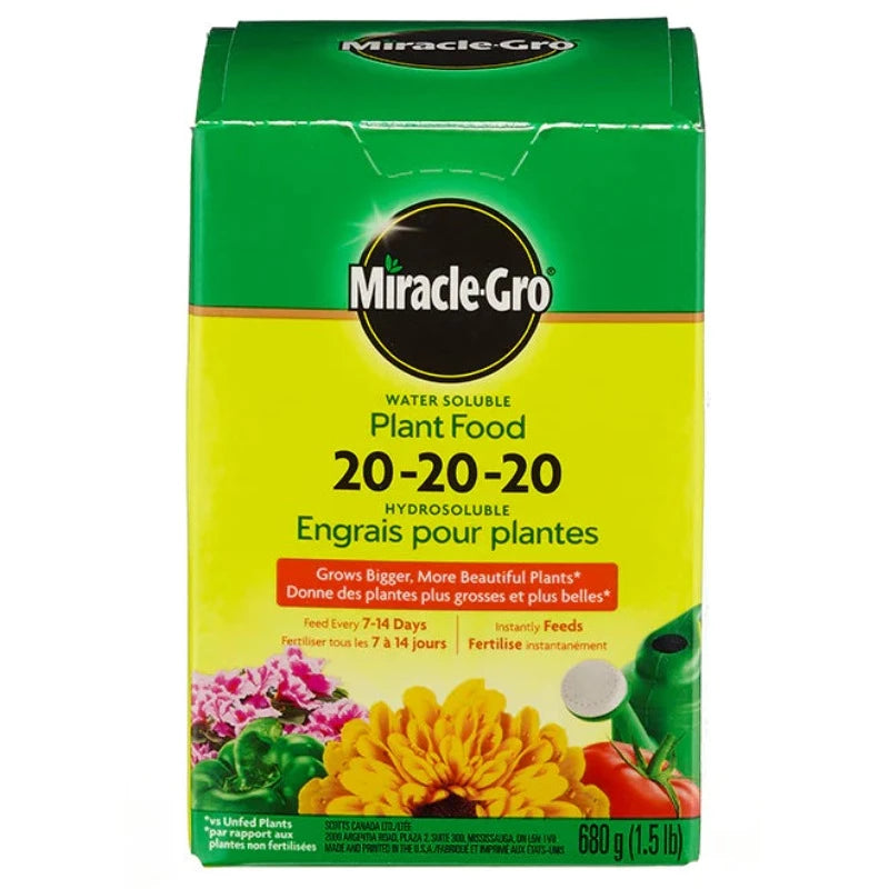 Miracle Gro Plant Food Fertilizer 20-20-20