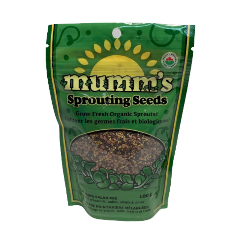 Mumm's Sprouting Seeds- Spring Salad mix 100g