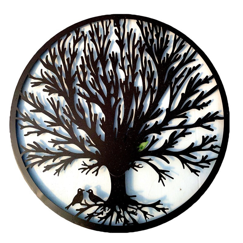 Circle Wall Art "Roots" 24"