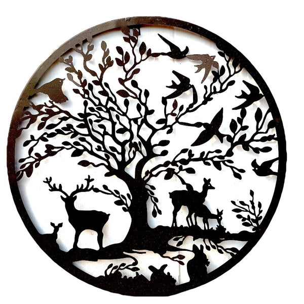 FOREST LIFE WALL ART 24"